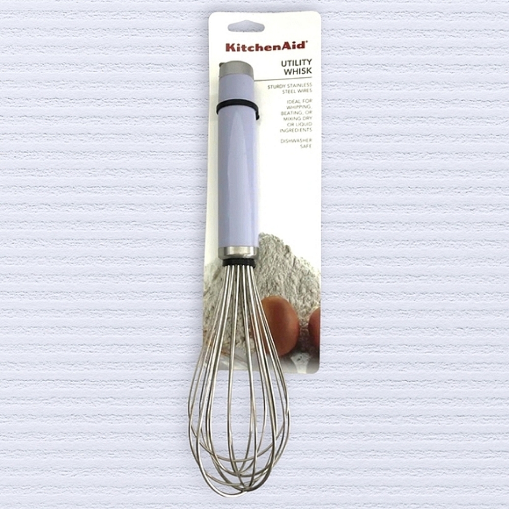 KitchenAid Lavender Cream Kitchen Utility Whisk - NWT